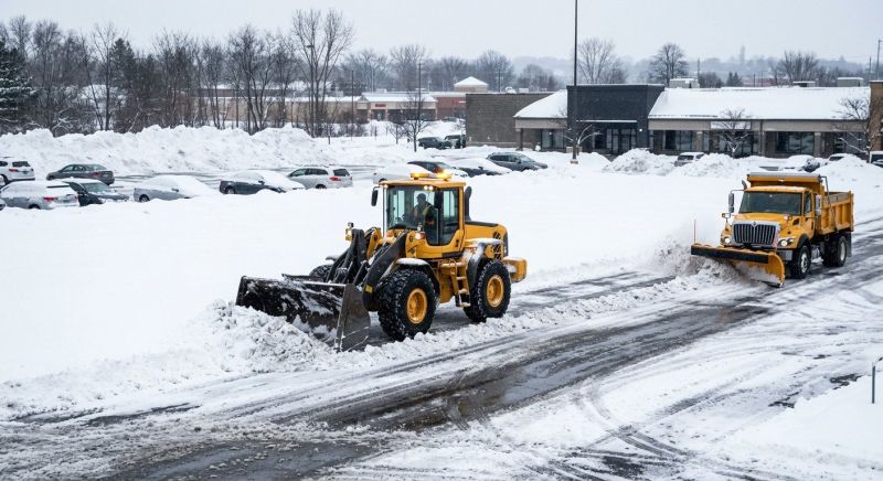 Parking Lot Snow Plowing in New York, NY