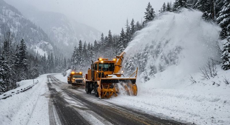 Road Snow Plowing in New York, NY