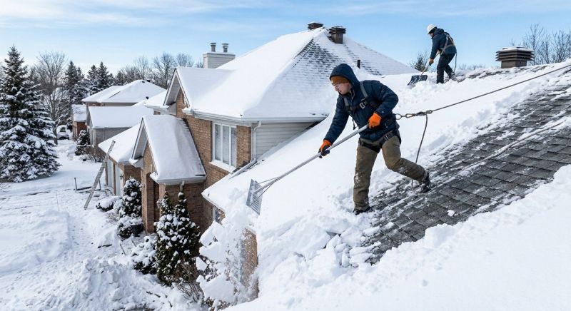 Roof Snow Removal in Brooklyn, NY