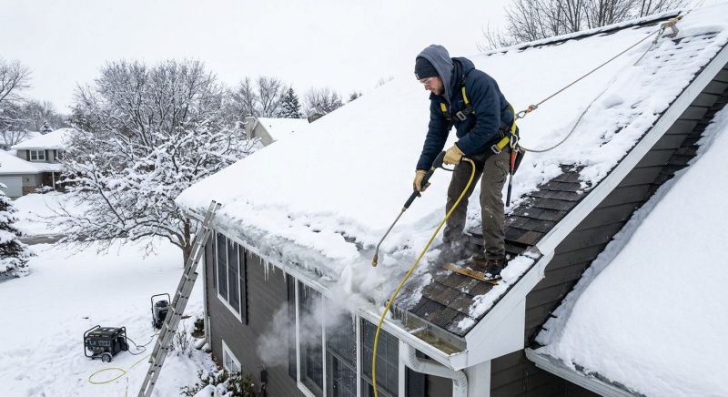 Ice Dam Removal in Edmond, OK
