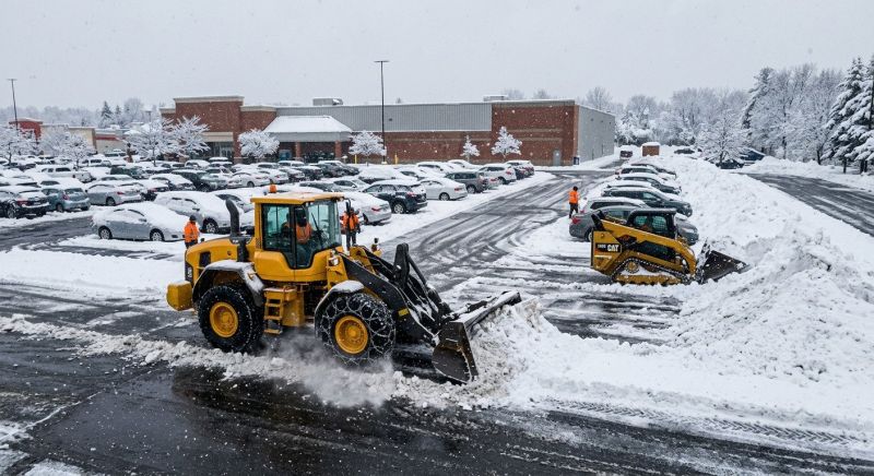 Parking Area Snow Removal in Long Island, NY