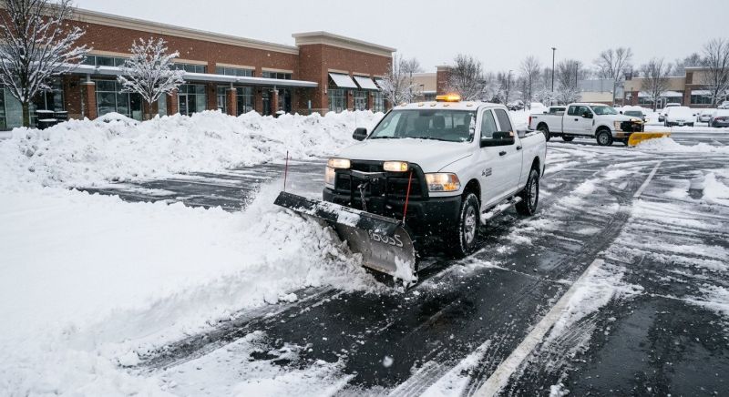 Parking Lot Snow Plowing in New York, NY