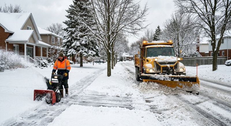 Road Snow Plowing in Brooklyn, NY