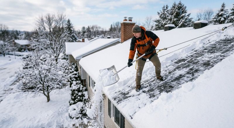 Rooftop Snow Removal in Long Island, NY